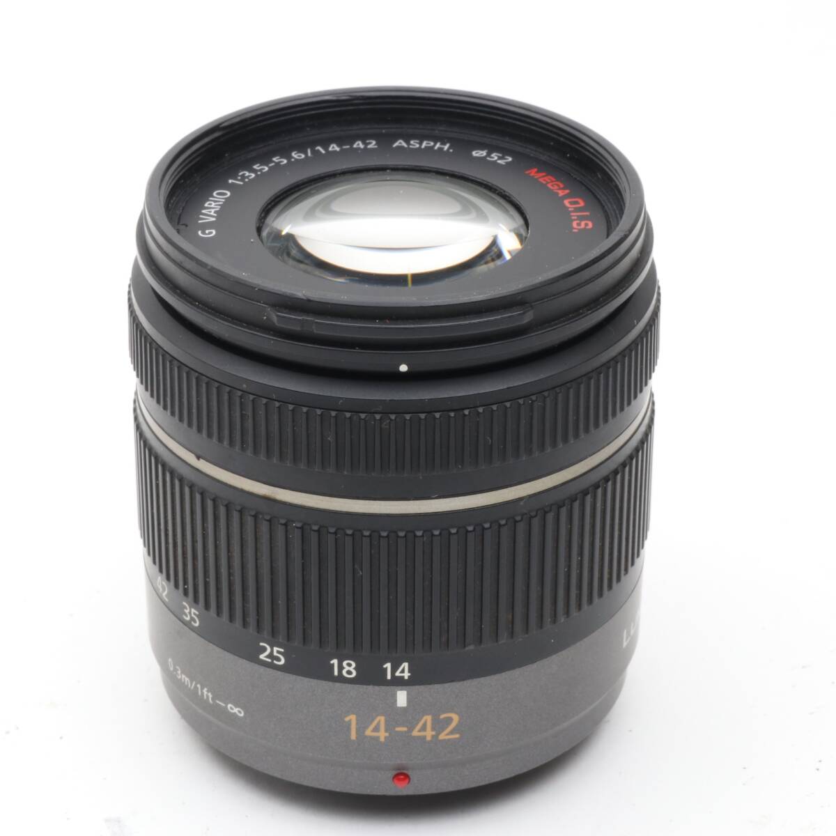 Panasonic LUMIX G VARIO 14-42mm F3.5-5.6 ASPH. MEGA O.I.S H-FS014042 〔マイクロフォーサーズ マウント〕
