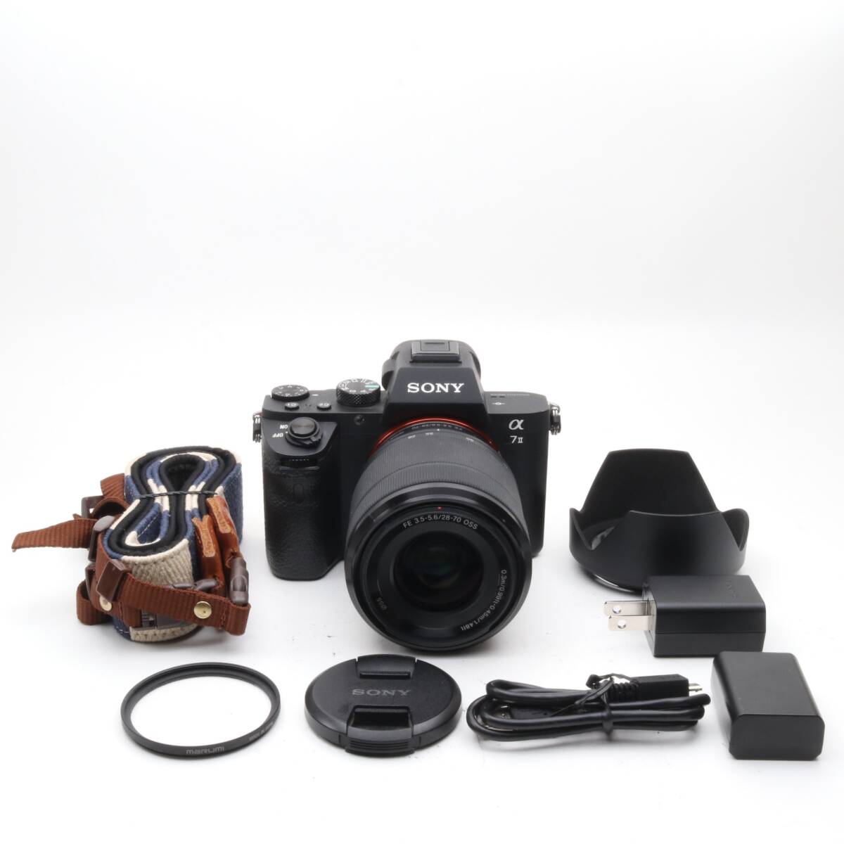 【シャッター回数：8100回】SONY α7 II ズームレンズキット ILCE-7M2K ミラーレスカメラ 〔SONY E マウント〕