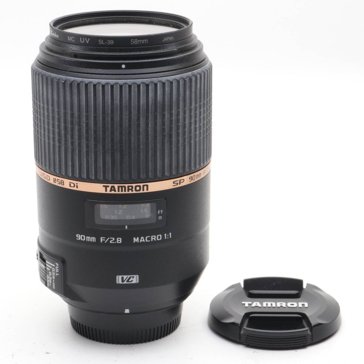 TAMRON 単焦点マクロレンズ SP 90mm F2.8 Di MACRO 1:1 VC USD ニコン用 フルサイズ対応 F004N