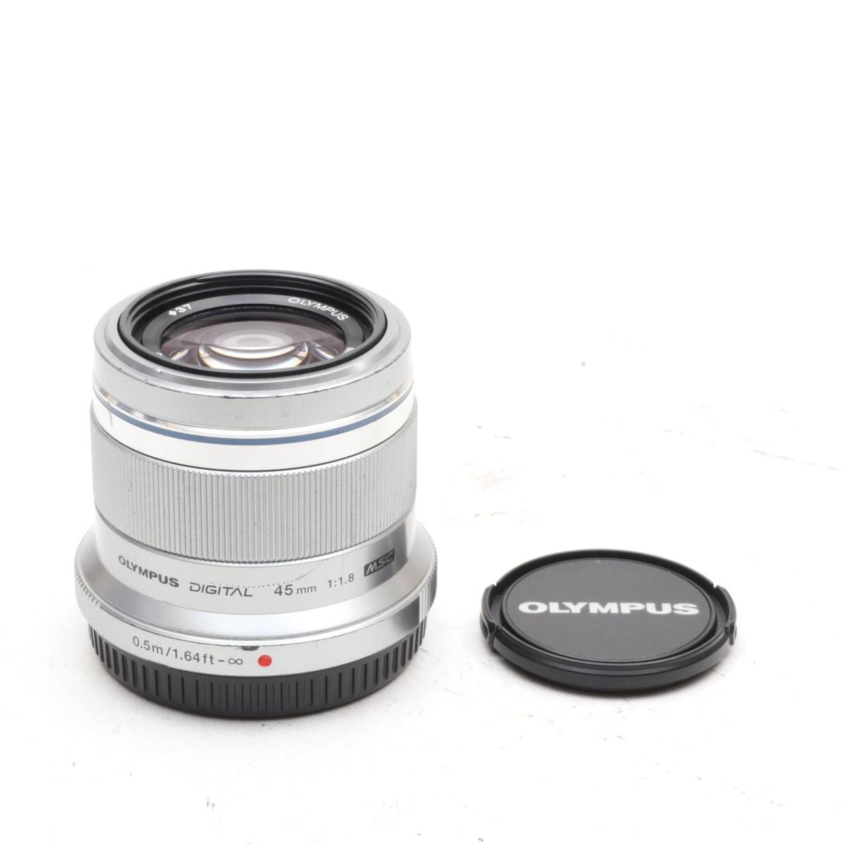 OLYMPUS M.ZUIKO DIGITAL 45mm F1.8 シルバー 単焦点レンズ 〔マイクロフォーサーズマウント〕