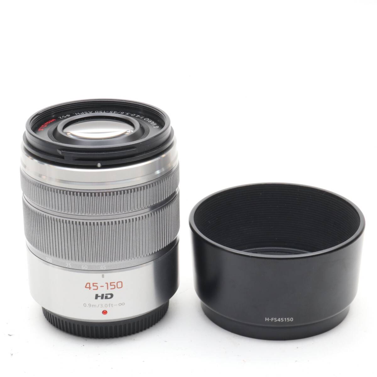 Panasonic G VARIO 45-150mm F4.0-5.6 ASPH. MEGA O.I.S. シルバー H-FS45150-S 〔マイクロフォーサーズマウント〕
