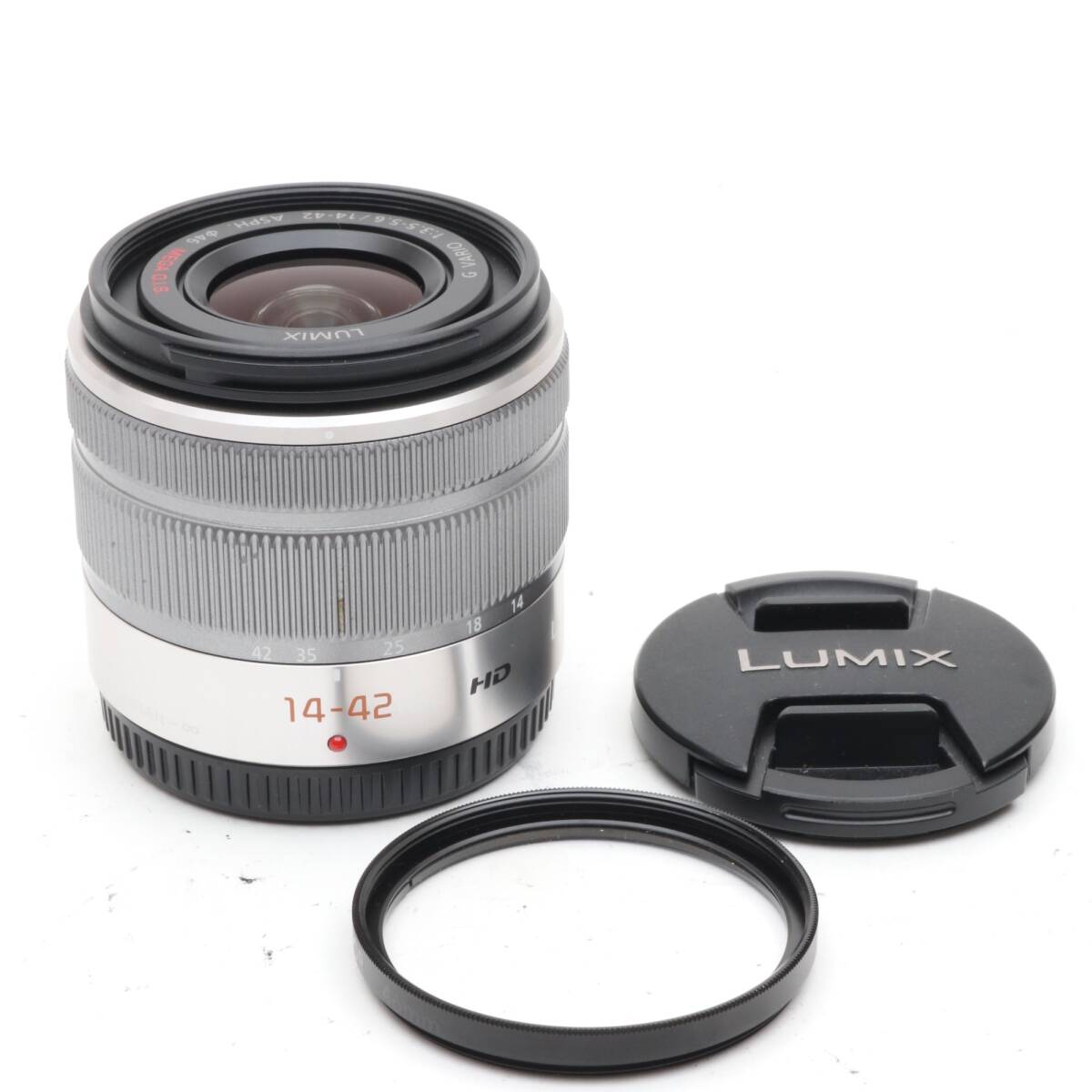 Panasonic G VARIO 14-42mm/F3.5-5.6 II ASPH./MEGA O.I.S. シルバー H-FS1442A 〔マイクロフォーサーズマウント〕