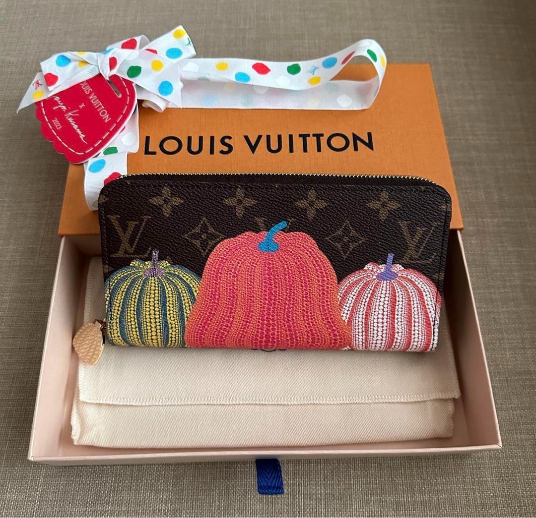 新品未使用本物正規品 LOUIS VUITTON ルイヴィトン草間彌生 ジッピーウォレット 長財布 パンプキン