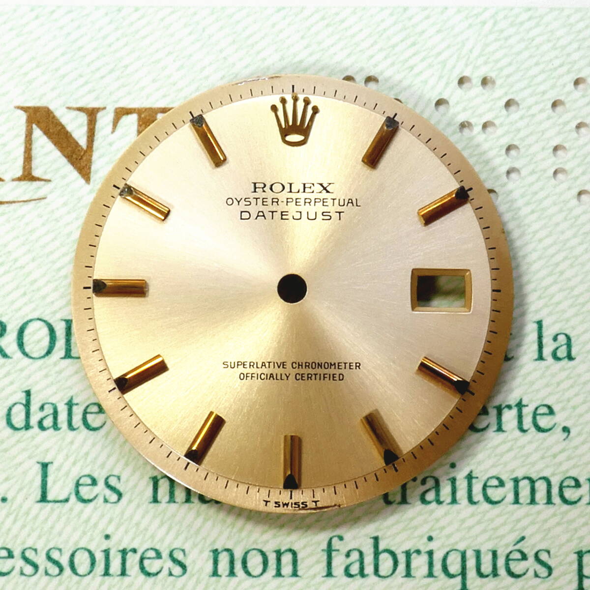 本物保証■ROLEX純正 デイトジャスト シャンパンゴールド文字盤 1969年Ⅱ期製◆B3 20388 ZJ