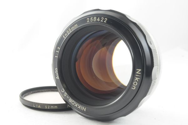 ★超美品★NIKON ニコン NIKKOR-S.C 55mm F1.2 清潔感溢れる綺麗な外観！クリアーな光学！0359