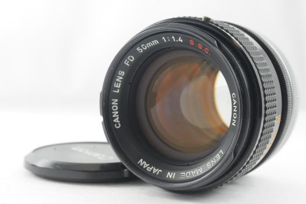★極上美品★Canon キャノン FD 50mm F1.4 S.S.C 清潔感溢れる綺麗な外観！クリアーな光学！0349