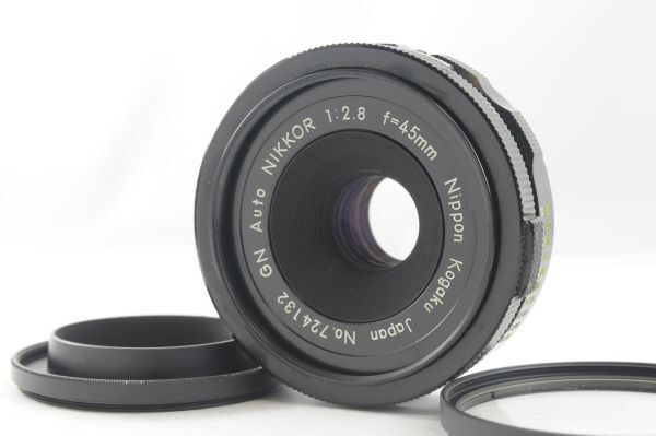 ★極上美品★Nippon Kogaku ニコン NIKON GN Auto NIKKOR 45mm F2.8 使用感の少ない綺麗な外観！クリアーな光学！0425
