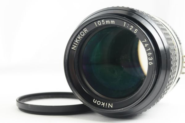 ★極上美品★Nikon ニコン Ai NIKKOR 105mm F2.5 清潔感溢れる綺麗な外観！クリアーな光学！0430