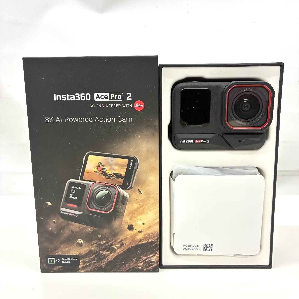 ☆196☆ Insta360 Ace Pro 2 CINSBBGA-DB デュアルバッテリーセット 8K アクションカメラ　　【SR】