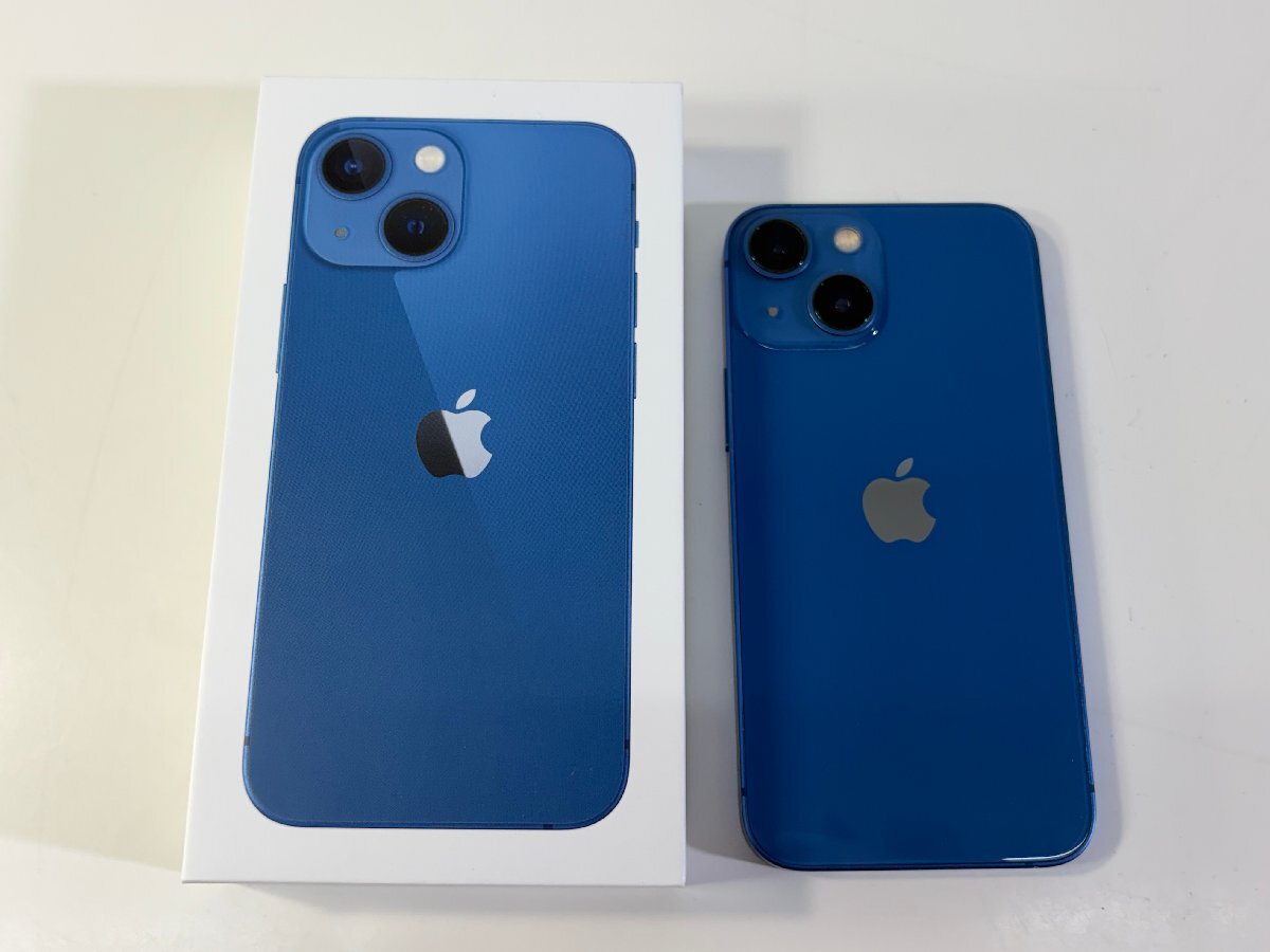 ☆131☆ Apple iPhone13 mini 128GB MLJH3J/A ブルー　　【EK】