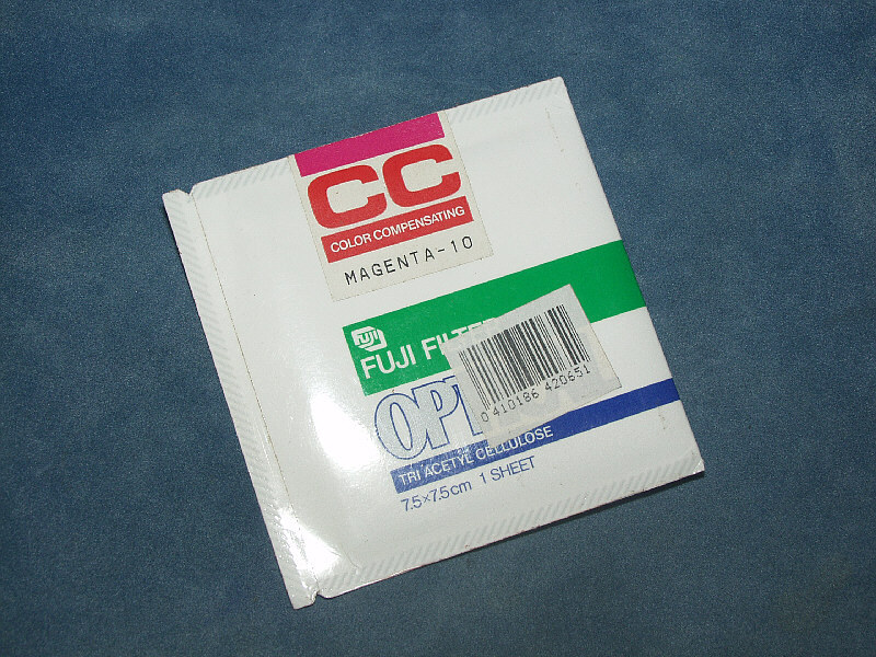 Fuji Film CCフィルター CC Magenta 10 75ｍｍ角　未使用、未開封品