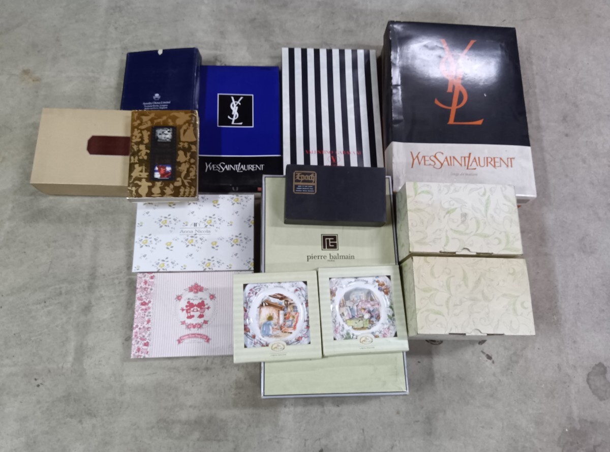 【経年保管品】未使用 食器 タオル まとめ売り ノリタケ /イヴ・サンローラン ロイヤルドルトン 他 ギフトセット 贈答用