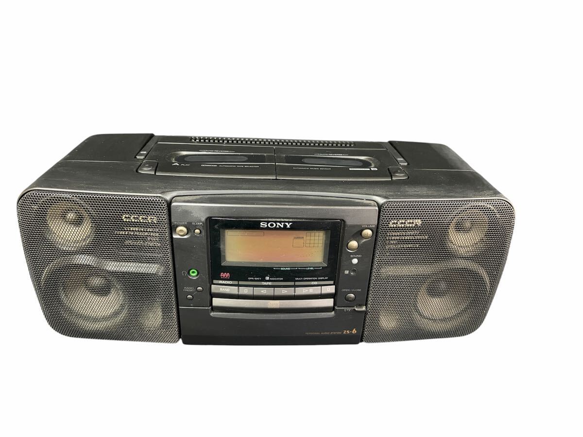 【直接引き取り大歓迎】SONY ソニー CDラジカセ ラジカセ ZS-6 パーソナルオーディオシステム オーディオ CD バブルラジカセ パーソナル