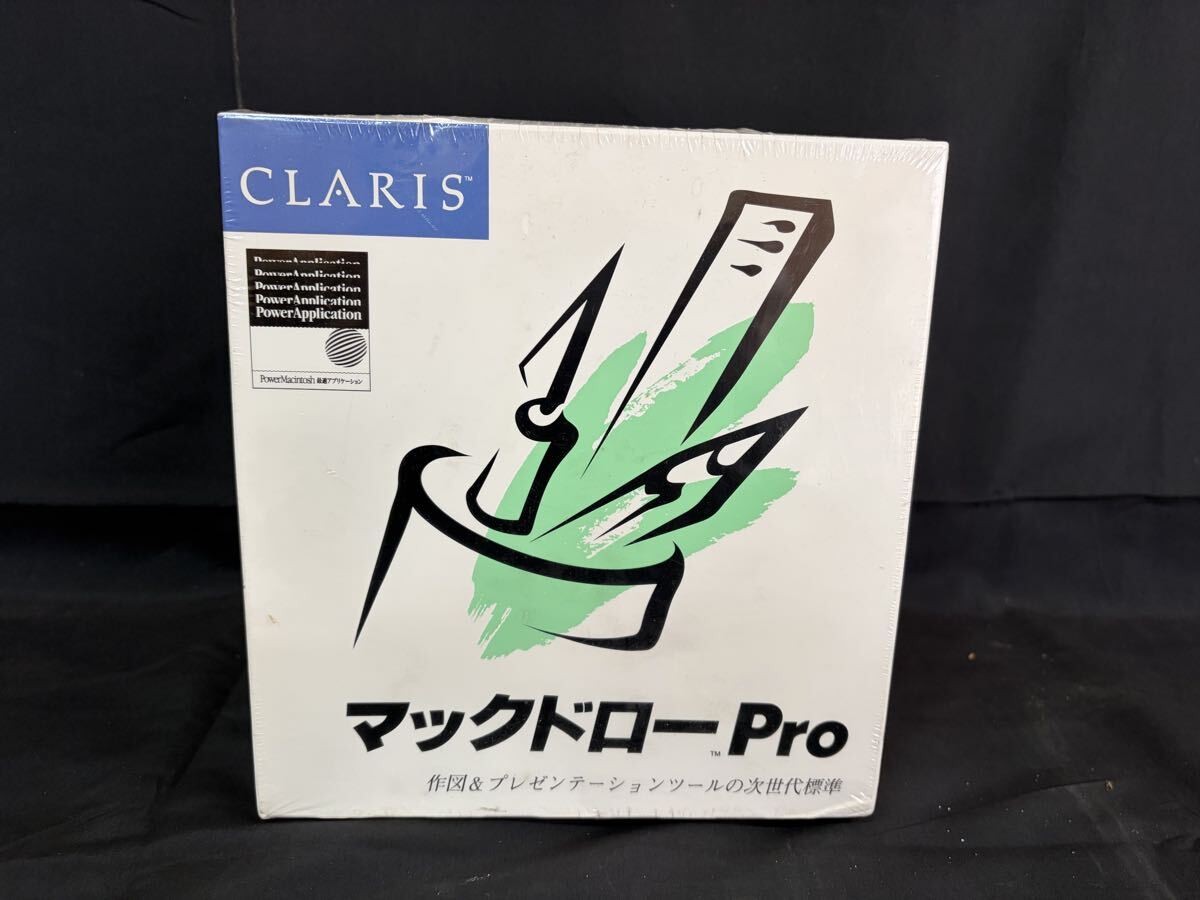 【未開封】一部シュリンク破れあり マックドロー Pro CLARIS フロッピーディスク 1991年版 アップルマッキントッシュ 