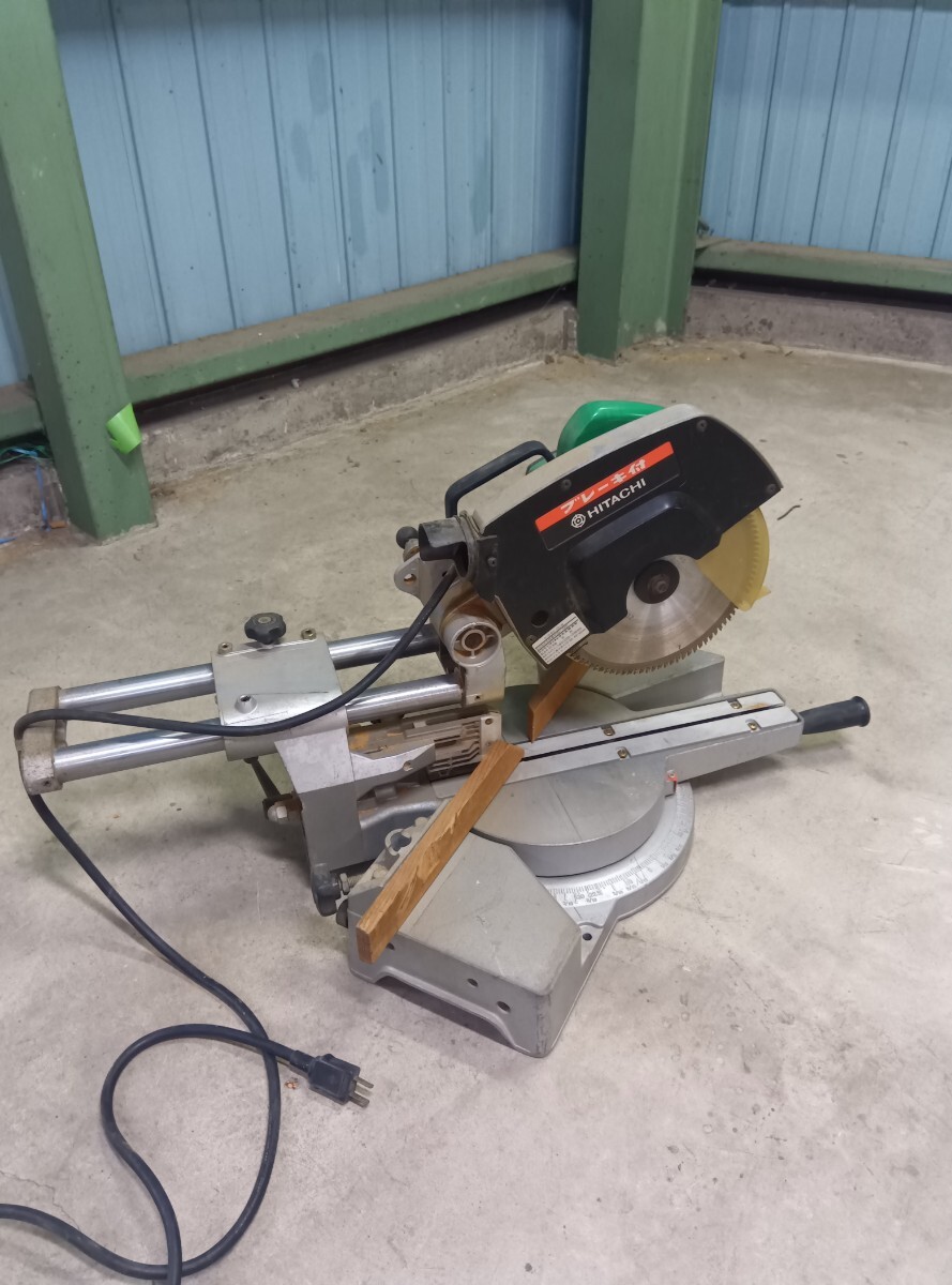 【動作確認済み】HITACHI 日立 216mm 卓上スライド丸のこ C 8FB 100V 中古品