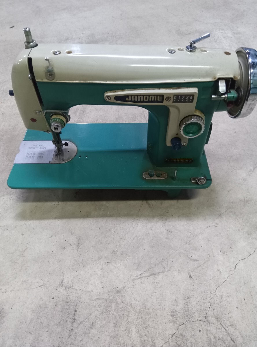 【現状品】JANOME ジャノメ レトロ 足踏みミシン 和アンティーク ヴィンテージ 希少 現状品 ミシン 昭和レトロ