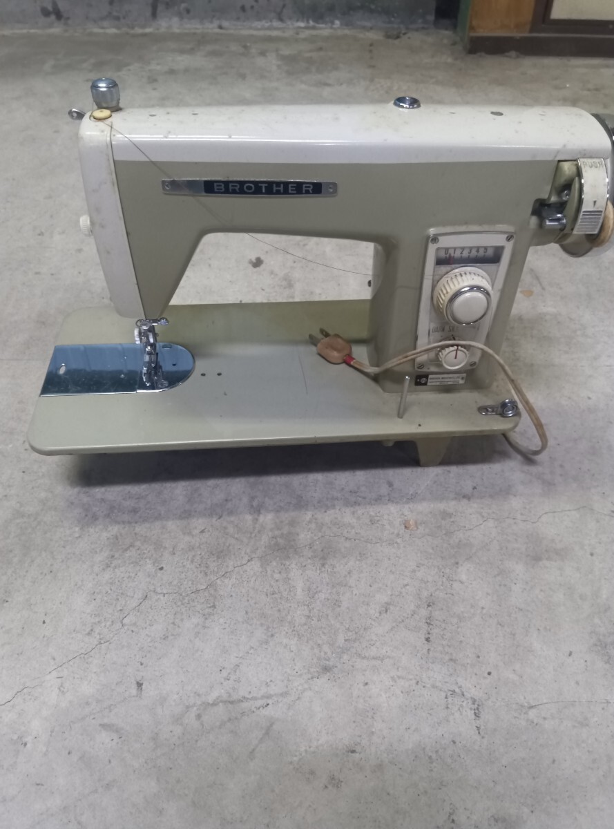 【現状品】レトロ ブラザー 足踏みミシン JA1 アンティーク 骨董 長期保管現状品 キズ/使用感/傷み有 ハンドクラフト 昭和レトロ