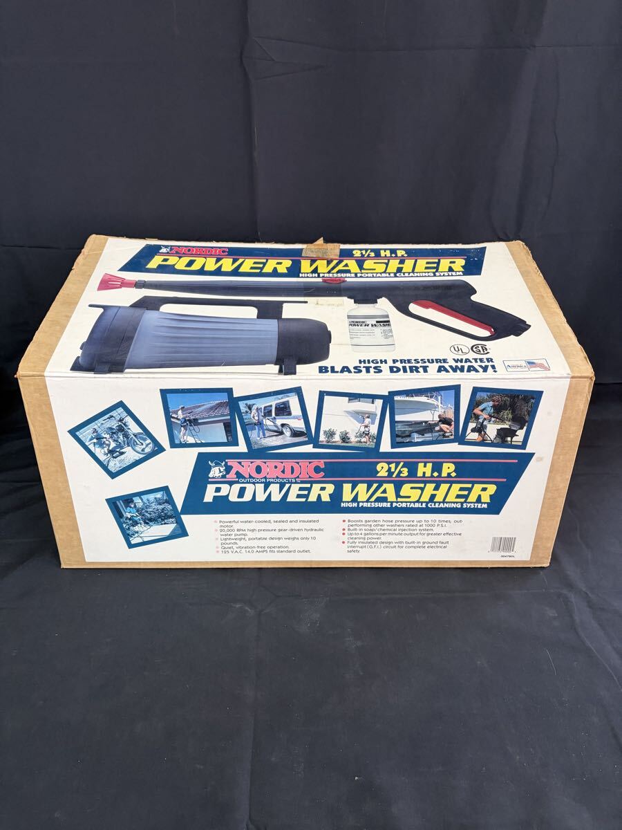 NORDIC ノルデック 2 1/3 H.P. パワーウォッシャー超小型 高圧洗浄機洗車/家/機械/洗浄/ふん射/ノズル/がん