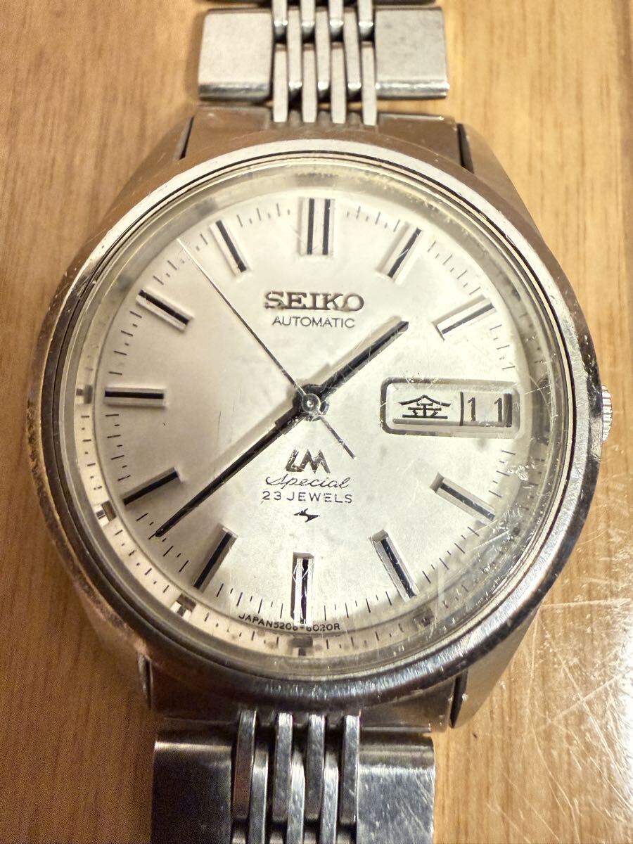 1円から　【稼働品】SEIKO LM Special 23石 5206-6020 自動巻き セイコー 現状渡し