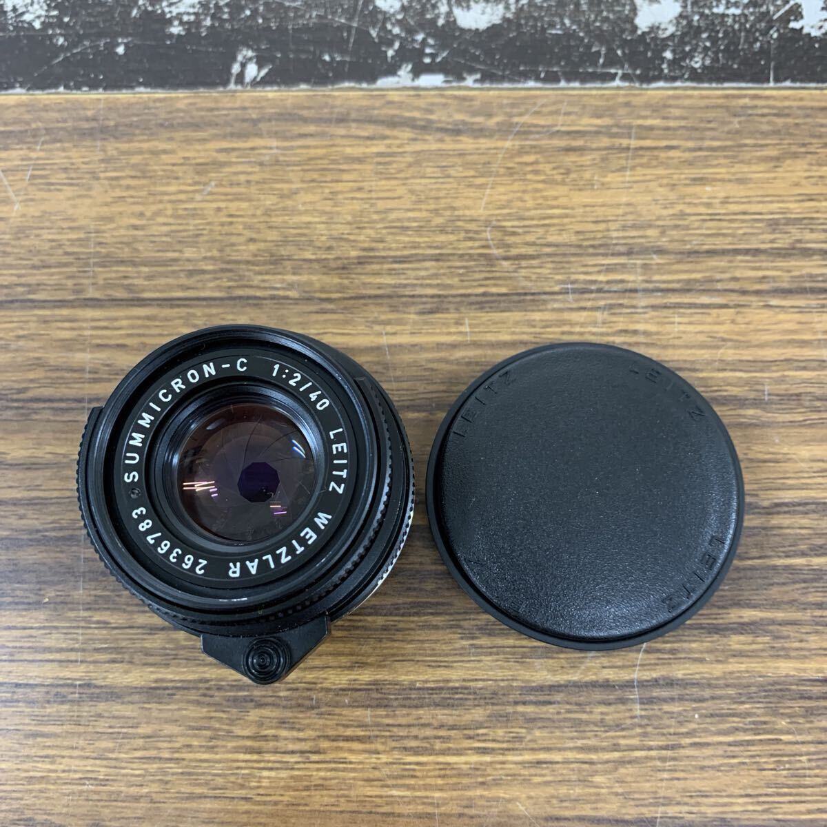 現状品 LEITZ WETZLAR SUMMICRON-C 40mm F2 1:2/40 単焦点レンズ ズミクロン カメラレンズ ライカ