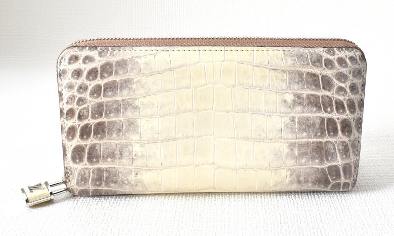 美品 LOUIS VUITTON ルイ・ヴィトン 【クロコダイル ニロティカス サハラ ジッピーウォレット N99373】箱付き ヒマラヤ