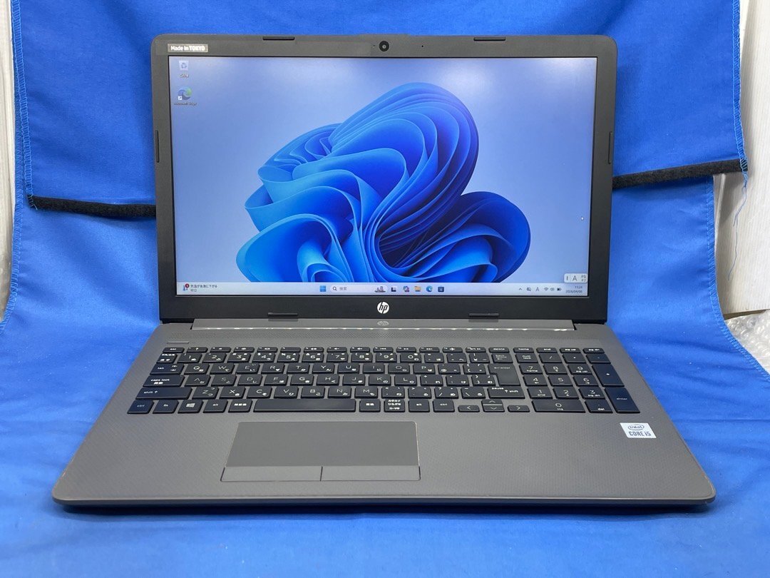 ジャンク【hp】250 G7 Corei5-1035G1 メモリ8GB SSD256GB NVMe Windows11Pro 15.6inch FHD 中古ノートPC キー入力不良 ファン異音