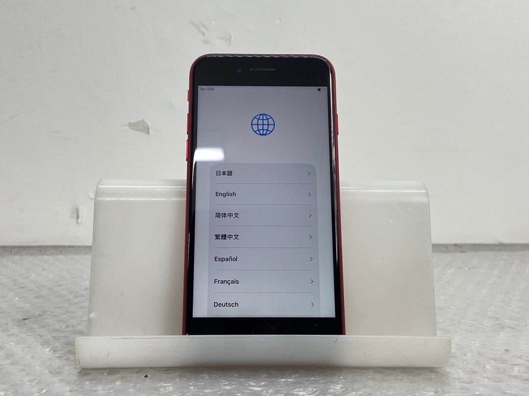 【SIMフリー】Apple iPhoneSE 第2世代 MHGR3J/A A2296 容量64GB レッド iOS26.0.1 初期化済 SIMロック解除済 バッテリー90％