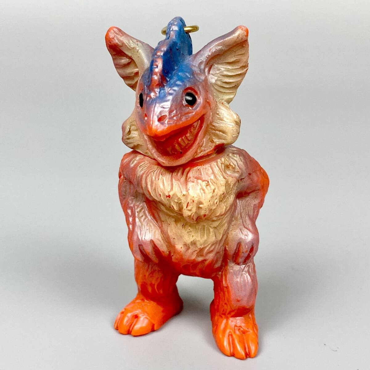 《コレクター放出品》当時物/無版権/パチ怪獣/ミニ/ソフビ/ペンダント/昭和レトロ/VB037