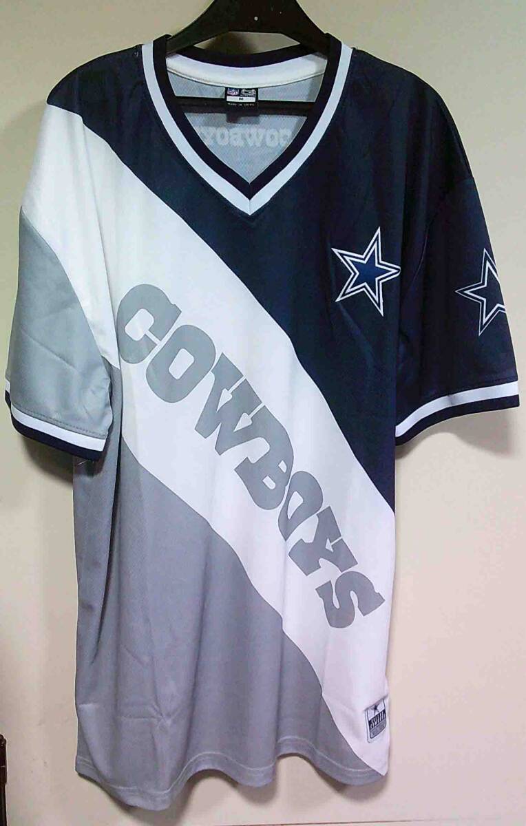 海外M■《紺白灰CB星》 ULTRA　GAME◆NFL ダラス・カウボーイズ Dallas Cowboys速乾Tシャツ　半袖シャツ◎アメフト アメリカンフットボール
