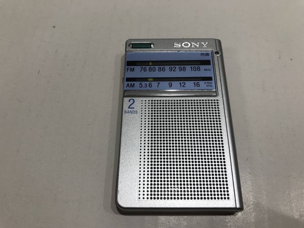 SONY ポケットラジオ FM/AM ICF-T46 本体のみ 中古品Z525