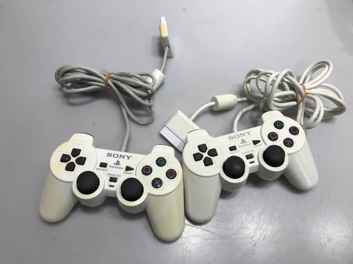 PS2 デュアルショック2 SCPH-10010 2個 動作未確認　ジャンクG284
