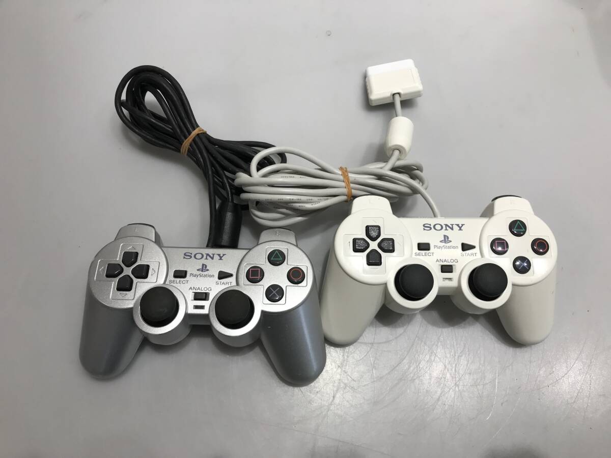 PS2 デュアルショック2 SCPH-10010 2個 動作未確認　ジャンクG290