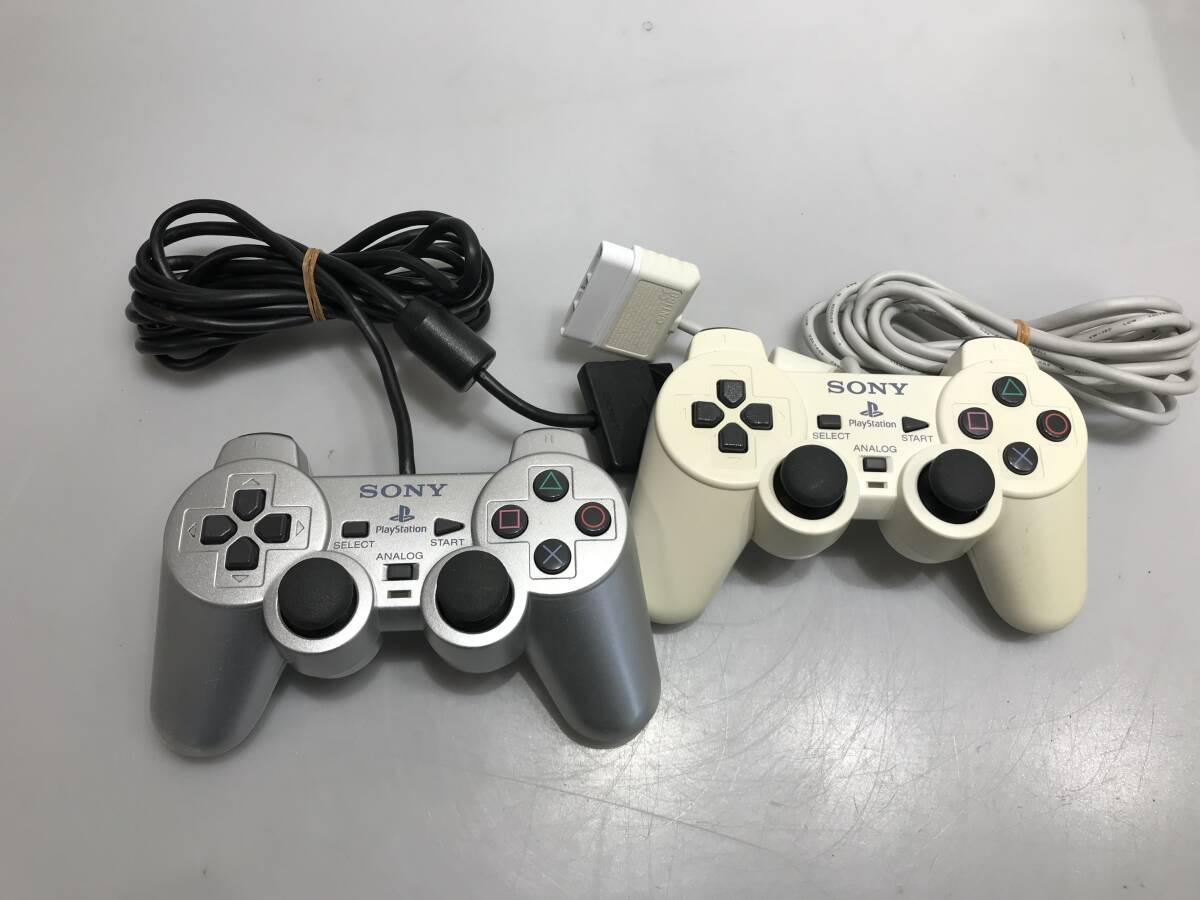 PS2 デュアルショック2 SCPH-10010 2個 動作未確認　ジャンクG291