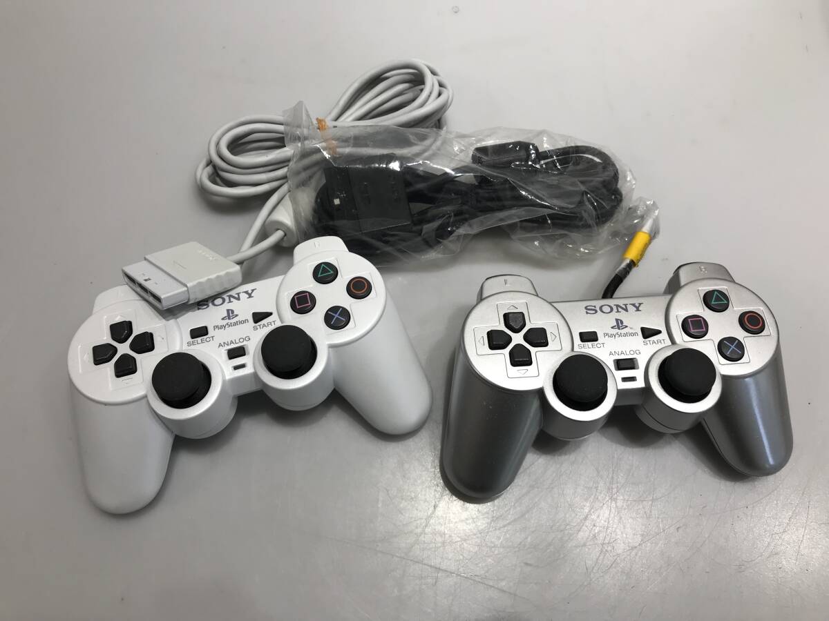 PS2 デュアルショック2 SCPH-10010 2個 動作未確認　ジャンクG299