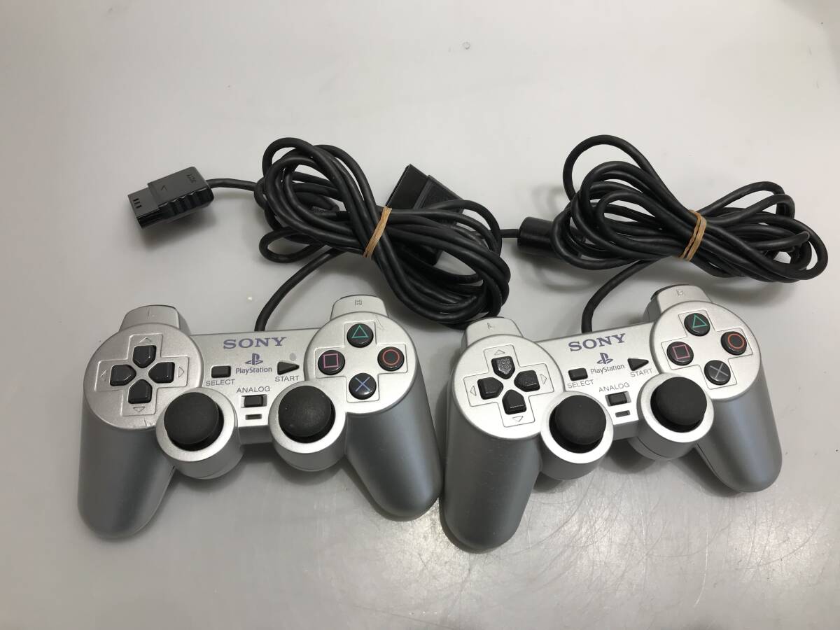 PS2 デュアルショック2 SCPH-10010 2個 動作未確認　ジャンクG300