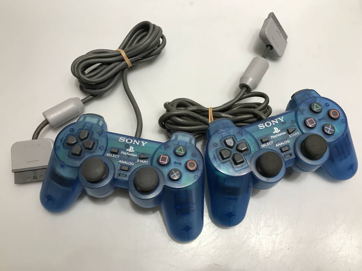 PS1 プレイステーション用 アナログコントローラー SCPH-1200 ２個 動作未確認　ジャンクG307