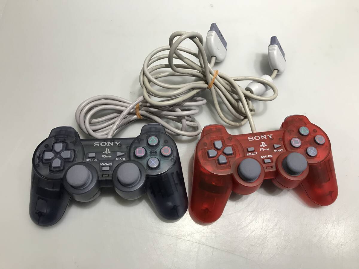 SONY PSone コントローラー SCPH-110 ２個 動作未確認　ジャンクG309