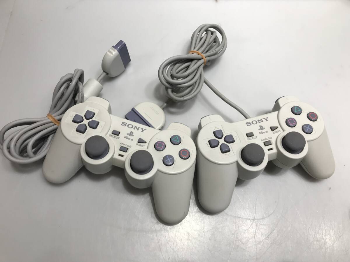 SONY PSone コントローラー SCPH-110 ２個 動作未確認　ジャンクG310