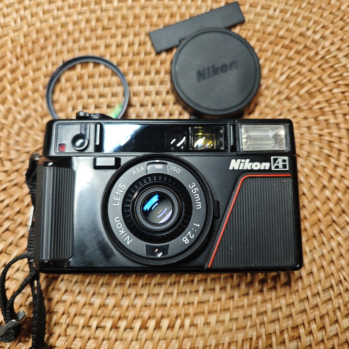 完動美品　Nikon L35AF ISO1000 ピカイチ 　コンパクトフィルムカメラ　1円スタート #469