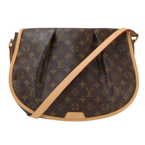 LOUIS VUITTON ルイ・ヴィトン メニルモンタンMM モノグラム ショルダーバッグ 斜め掛け レザー ブラウン 茶系 保存袋 M40473