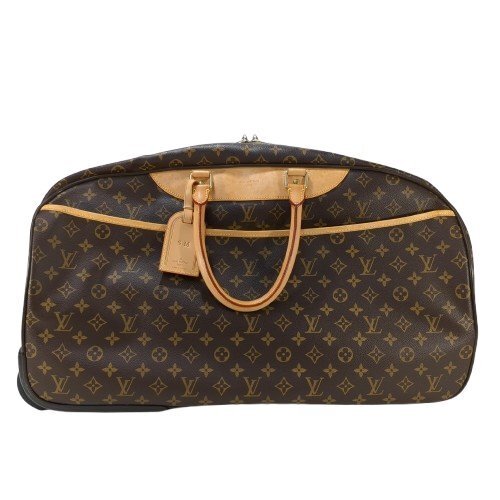 LOUIS VUITTON ルイ・ヴィトン エオール60 モノグラム キャリーケース レザー ブラウン 茶系 2輪 旅行カバン ボストンバッグ M23202