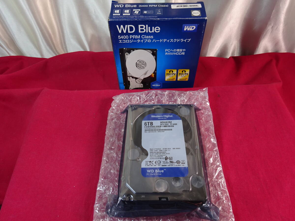 Western Digital WD Blue WD60EZRZ 6TB 3.5インチ内蔵ハードディスク　未開封品　(HD6T-102)