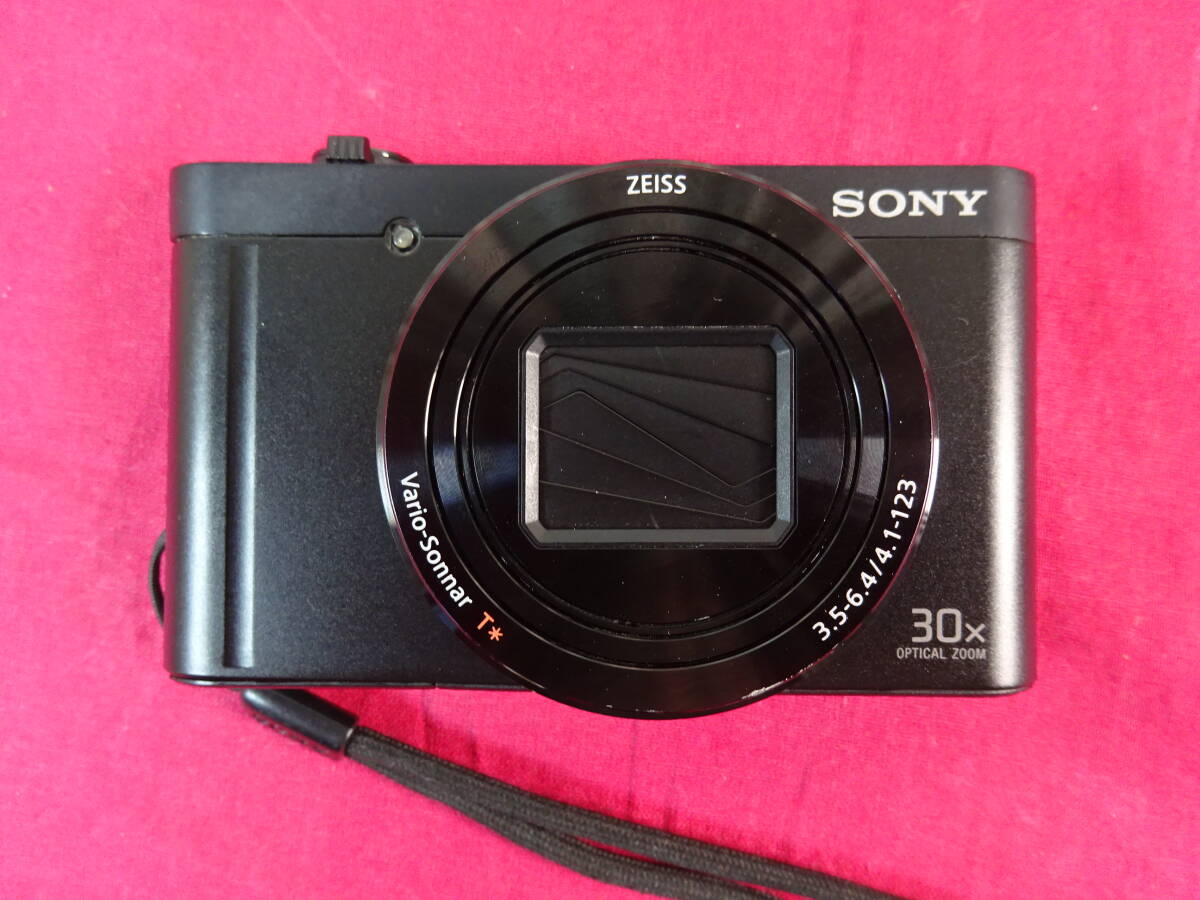 SONY ソニーコンパクトデジタルカメラ/Cyber-shot/DSC-WX500 ブラック 光学ズーム30倍(24-720mm) 180度可動式液晶モニター/現状品(S-12)