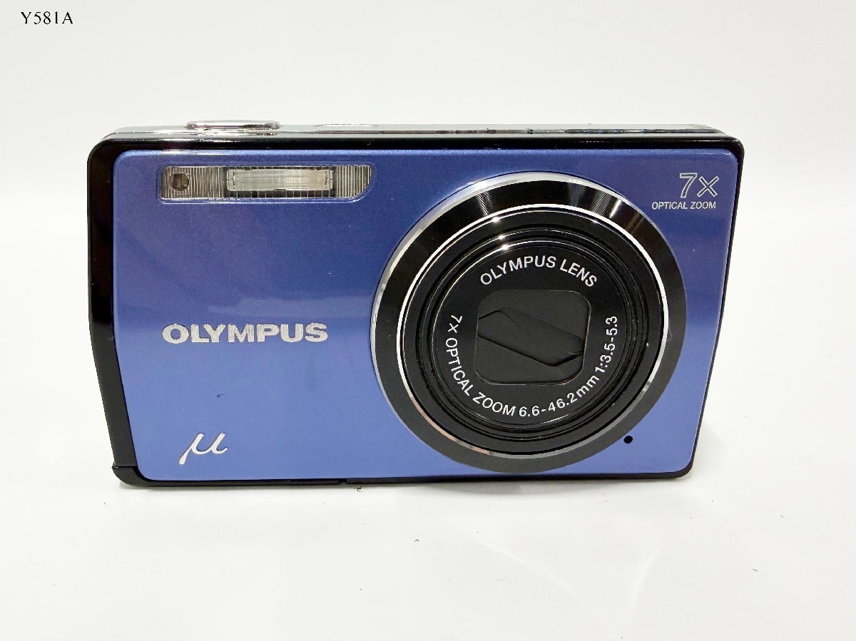 OLYMPUS オリンパス μ-7000 コンパクトデジタルカメラ ブルー 動作未確認 Y581AC