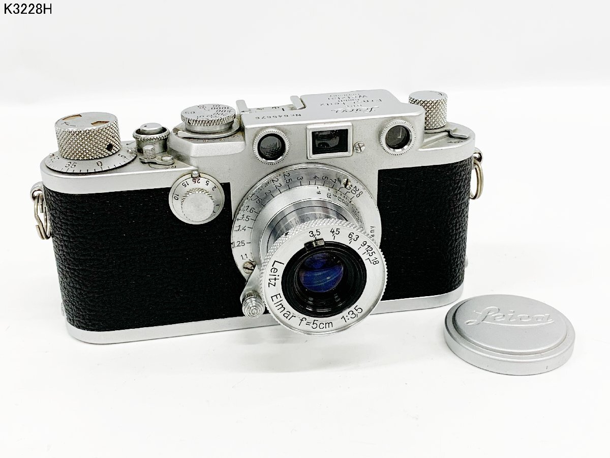 Leica DRP Ernst Leitz GmbH Wetzlar Leitz Elmar f=5cm 1:3.5 ライカ レンジファインダー フィルムカメラ ボディ レンズ K3228HC