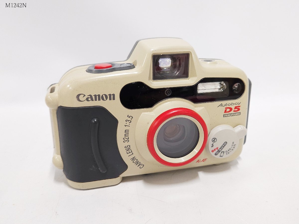 Canon Autoboy D5 PANORAMA キャノン オートボーイ 防水 コンパクト フィルムカメラ シャッター可 M1242NB