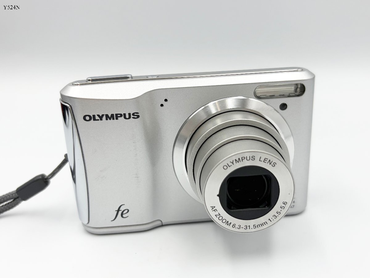 OLYMPUS FE-47 オリンパス コンパクト デジタルカメラ シルバー デジカメ シャッターOK Y524NC