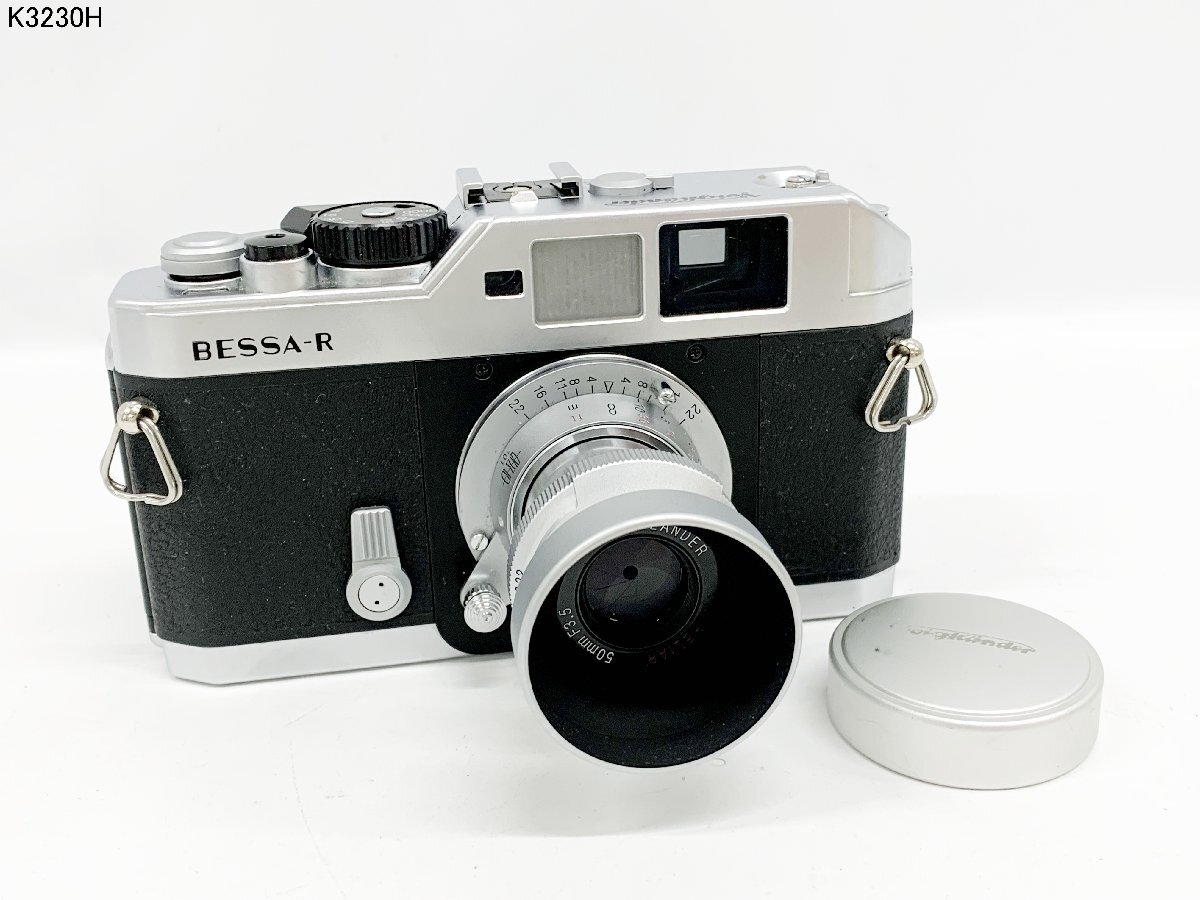 Voigtlander BESSA-R HELIAR 50mm F3.5 フォクトレンダー ベッサ レンジファインダー フィルムカメラ シャッターOK K3230HC