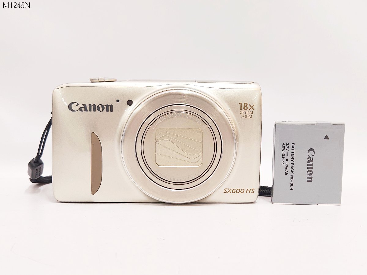 Canon Power Shot SX600HS キャノン パワーショット コンパクトデジタルカメラ シャンパンゴールド 動作未確認 M1245NA
