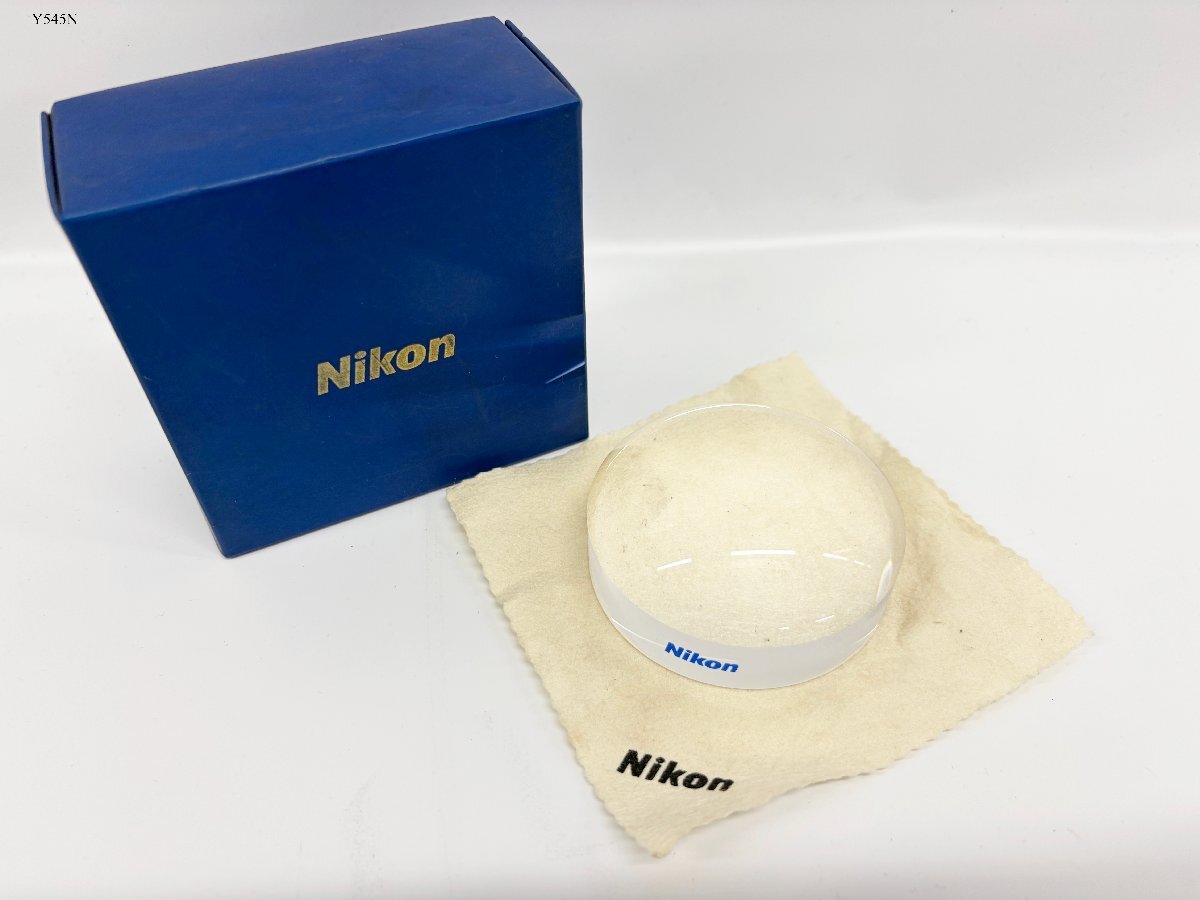 Nikon Nikkor Lenses ニコン オリジナルデスクルーペ クロス 箱付き Y545NA